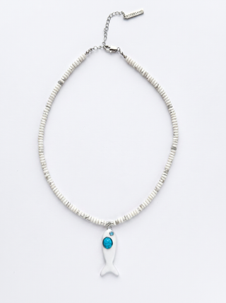 кольє WISH | turquoise white