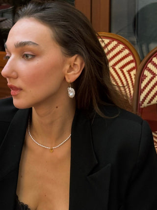Сережки BAROQUE PEARL | gold