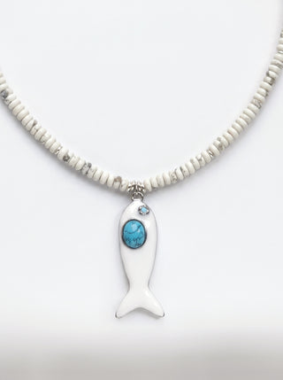 кольє WISH | turquoise white