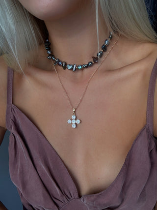 Кулон CROSS | позолота