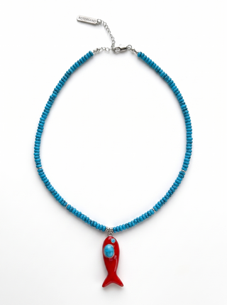 кольє WISH | turquoise red